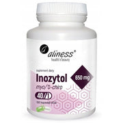 Aliness Inositol 650 Myo/D-Chiro, 100 Capsules - Dietary Supplement