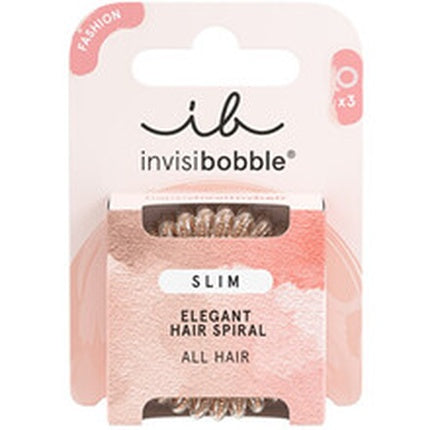 Invisibobble Slim Of Bronze And Beads Hair Elastic 3 Pcs
