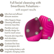 Geske Smartappguidedtm Sonic Facial Brush 5 in 1 Vibrating Electric Facial