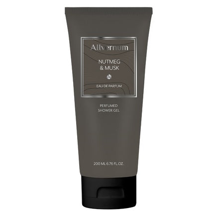 Allvernum Fragrant Shower Gel Nutmeg & Musk Vegan, 200 Ml