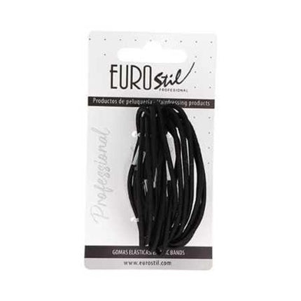 Eurostil Black Hair Ties Pack Of 1