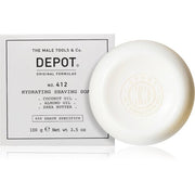 DEPOT Hydrating Shaving Soap 100g - Specific for traditional shaving with brush, keeps skin soft and hydrated