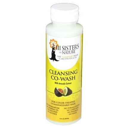 III Sisters of Nature Cleansing Co-Wash with Avocado Extract 10oz