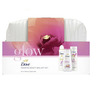 Dove Body Care Gift Set With Glow Cosmetic Bag