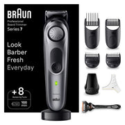 Braun Styler Bt7420 Professional Beard Trimmer In Black & Space Grey
