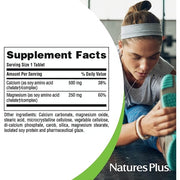 NaturesPlus Cal/Mag Vegetarian Tablets - 500mg Calcium & 250mg Magnesium