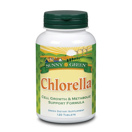 Solaray Chlorella 1500 Mg 120 Comp Sunny Green