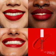 NYX Professional Makeup Lip Lingerie XXL Matte Liquid Lipstick On Fuego 27 Fire Red