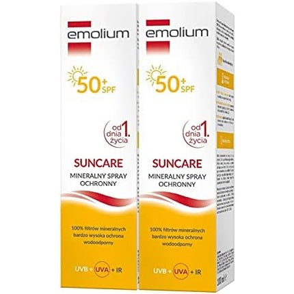 Emolium Suncare Mineral Protective Spray SPF50+ 100ml for Children and Adults