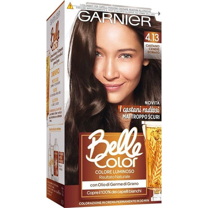 Garnier Belle Color Hair Dye Bright and Natural Reflection Golden Chestnut Center