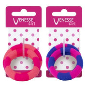 Bicolor Sponge Elastic Bands for Girls