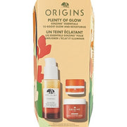 Origins Origins Promo Ginzing Into The Glow Brightening Serum - 30ml, Energizing Face Gel Cream - 30ml, Tinted Brightening Eye Cream - Cool - 5ml