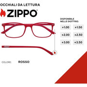 Zippo Reading Glasses 2.50 Red