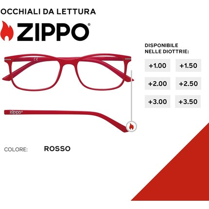 Zippo Reading Glasses 2.50 Red
