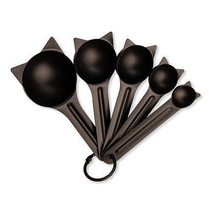 Kikkerland Cat Measuring Spoons - 9 Cm X 16.5 Cm