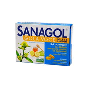 Named Sanagol Gola Voce Honey Lemon Dietary Supplement 24 Tablets