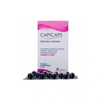 Menarini Menarini Capicaps Hair And Nails 60 Capsules
