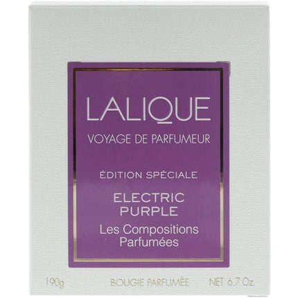 Lalique Electric Purple Candle 190g
