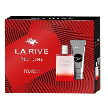 La Rive Red Line For Men Eau De Toilette Spray 90ml + Shower Gel 100ml