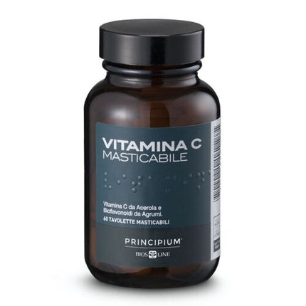 Principium Vitamin C Chewable Tablets BiosLine 60 Tablets