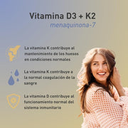Vitamin D3 + K2 60 Vegetable Capsules