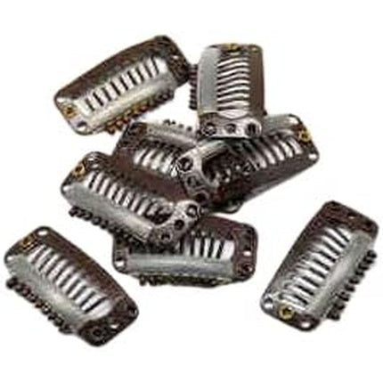 BIFULL Brown Hair Clips Extensions 50 Units - Black
