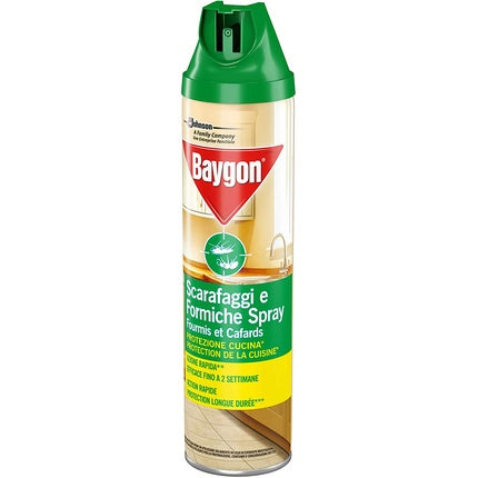 Baygon 2-In-1 Cockroach And Ant Spray 400ml - Pack Of 4