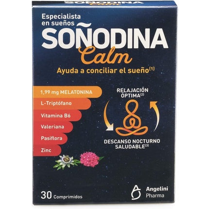 Sonodina Calm Food Supplement with Melatonin and Tryptophan