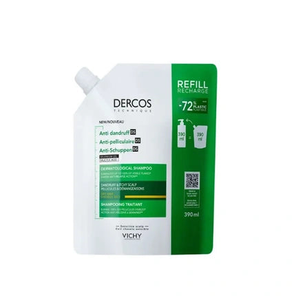 Vichy Dercos Antidandruff Shampoo For Normal To Oily Hair Ecorefill 500ml