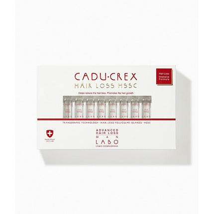 Caducrex Hair Loss Treatment Hssc For Men 20 X 35 Ml And 20 X 35 Ml