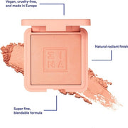 3INA MAKEUP The Blush 310 Natural Light Mineral Powder Blush for Sensitive Skin 0.26oz Peach