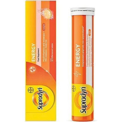 Supradyn Energy Effervescent Tablets With Coenzyme Q10 - 15 Tablets