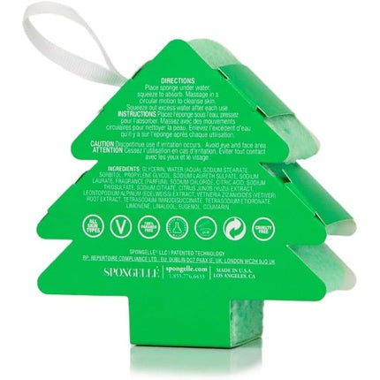 Spongelle Holiday Collection Body Wash Infused Buffer Jolly Twinkling Holly