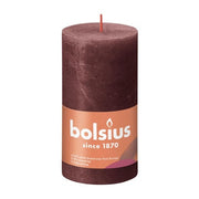 Bolsius Rustik Cheroot Candle 130x68 Old Red
