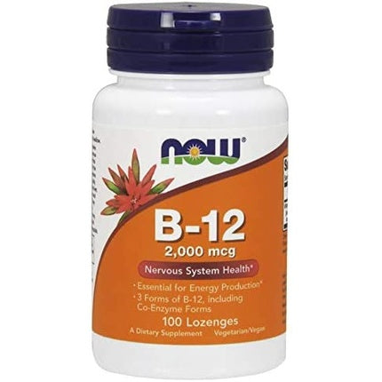 B-12 2000mcg Lozenges 100 Count