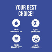 NaturesPlus Marine Collagen Peptides Unflavored 0.54 lb - Hair Skin Nail & Joint Health Immune System Support - Gluten Free Non-GMO 20 Servings