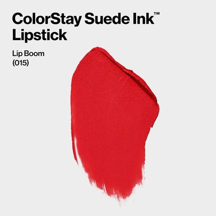 Revlon ColorStay Suede Ink Lipstick Long Lasting Non-Transferable Formula Enriched with Vitamin E Waterproof 015 Lip Boom 2.55g