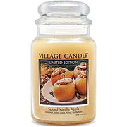 Village Candle Spiced Vanilla Apple Jar Candle, Large, 602ml