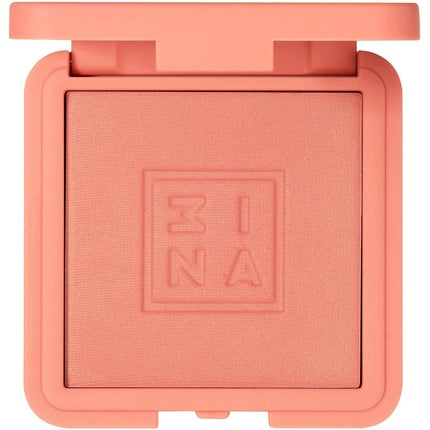 3INA Makeup The Blush 212 Coral Powder Blush Natural Silky Finish Luminous Pressed Mineral Powder Cheek Blush Illuminating Buildable Long Lasting Formula Vegan Cruelty Free