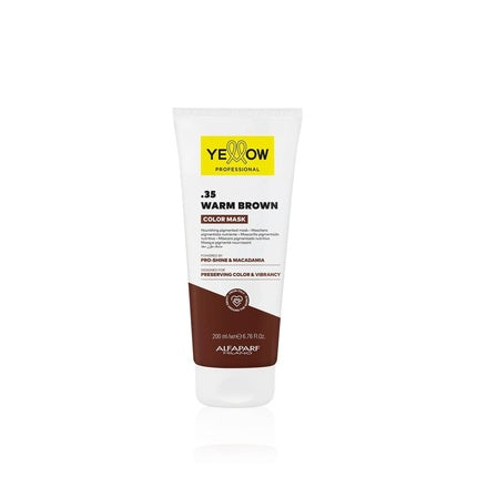 Yellow Professional Color Mask 0.35 Warm Brown 200ml