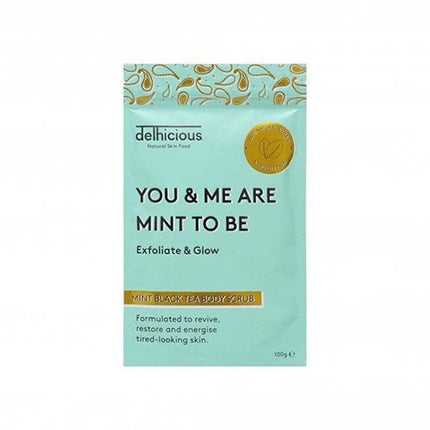 Body Scrub You & Me Are Mint To Be (Mint Black Tea Body Scrub) 100 g