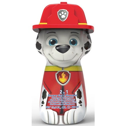 Air-Val International Paw Patrol 2in1 Shower Gel & Shampoo 2D Marshall 400ml