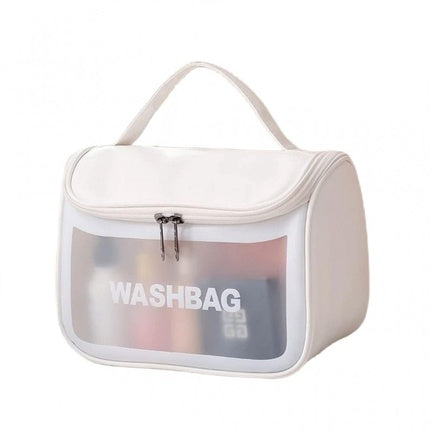 Ecarla Washbag Cosmetic Case White