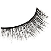 KISS Lash Couture Faux Mink Collection False Lashes Little Black Dress Ultrafine Tapered Synthetic Fake Lashes with Lash Glue Black 2 Count