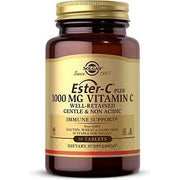 Solgar Ester-C Plus 1000mg Vitamin C Tablets 30 Pack - Supports Healthy Immune System - Highly Absorbable - Vegan and Gluten Free