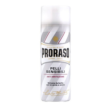 Proraso Sensitive Skin Shaving Foam For Men With Green Tea And Oat 300ml