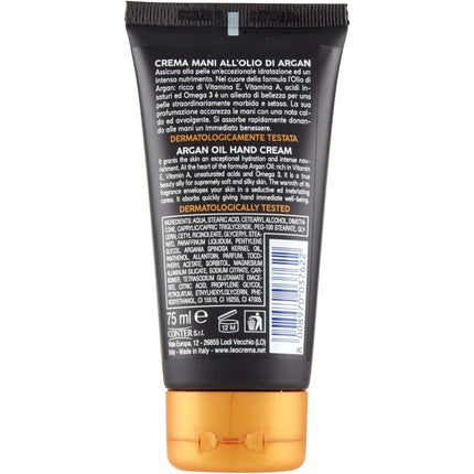 Leocrema Hand Cream with 100% Organic Argan Oil - Strong Anti-Aging Effect - 24-Hour Deep Hydration 75ml