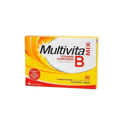 Montefarmaco Multivitamix Vitamin Supplement Complex B 30 Bistrato Tablets