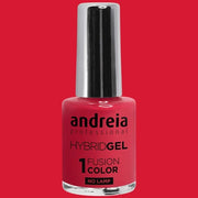 Andreia Professional Hybrid Gel Nail Polish Fusion Color H37 Neon Pink H37 Coral Tan