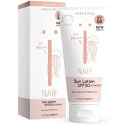 Naïf Natural Fragrance-Free Sunscreen Lotion for Babies & Children SPF50 200ml